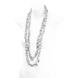 chaotic necklace wide rubber