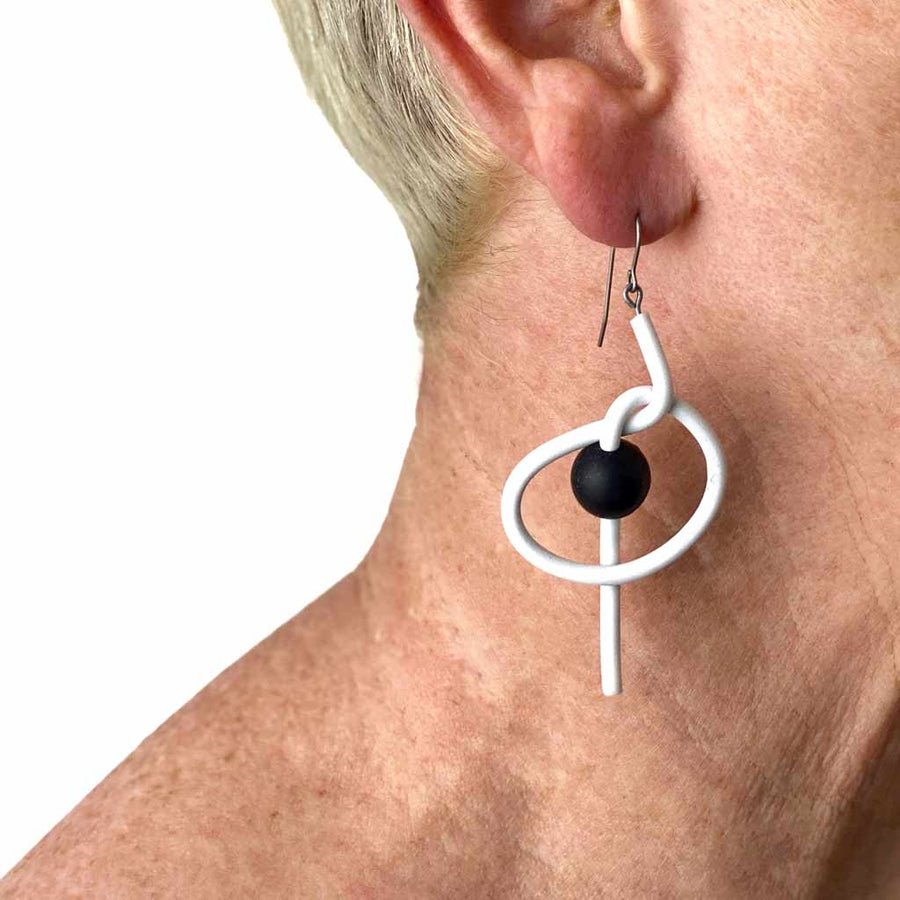 Knot earrings, discontinued colours
