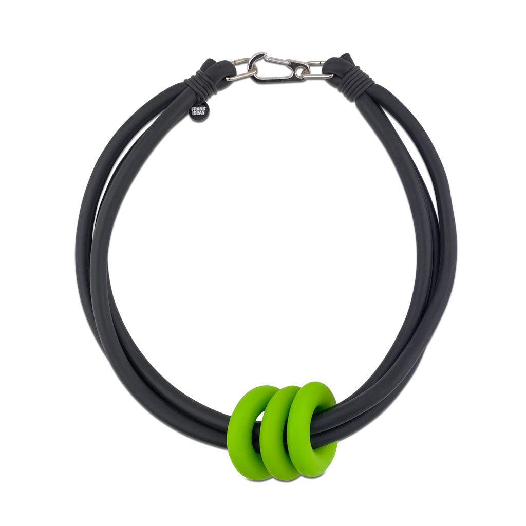 triple ring necklace