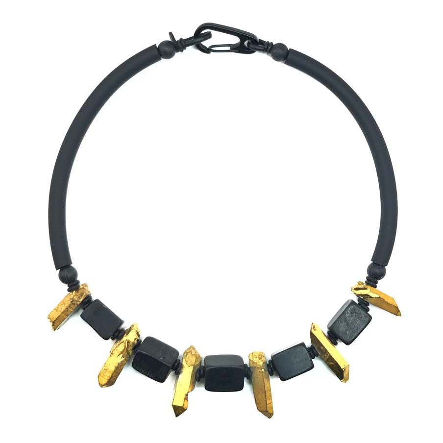 quartz necklace