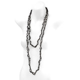 chaotic necklace with pearls