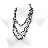 chaotic necklace with pearls