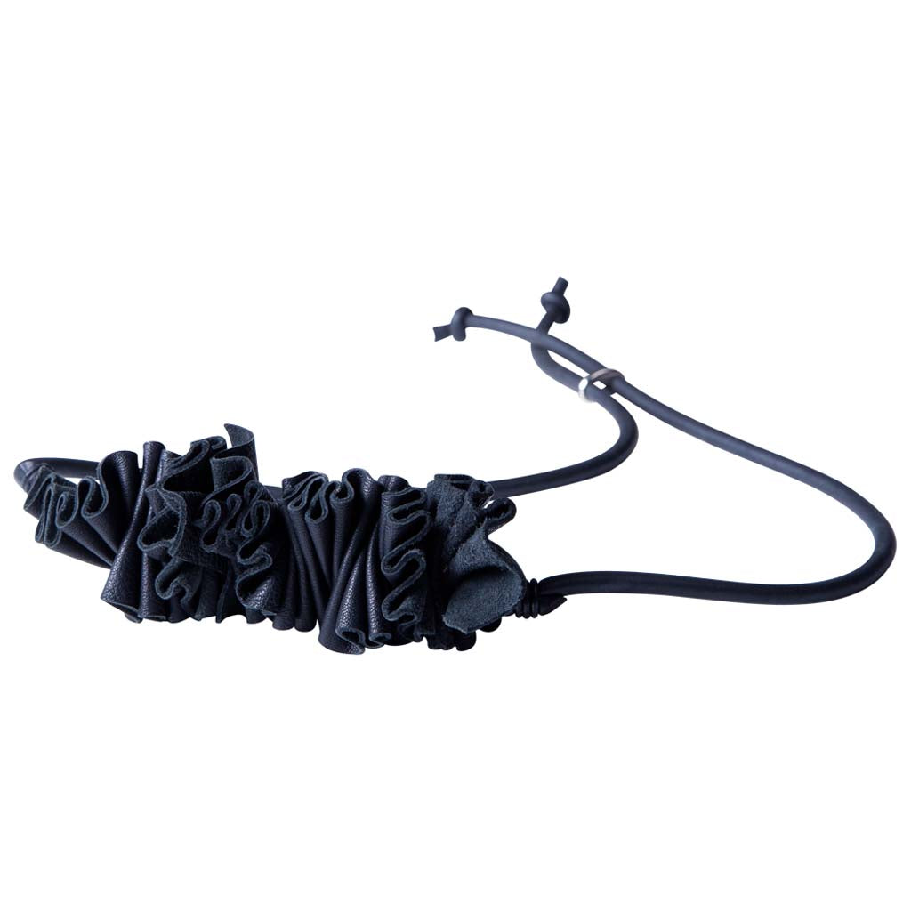 ruffle necklace