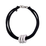 triple ring necklace