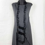 chaotic necklace with strip rubber