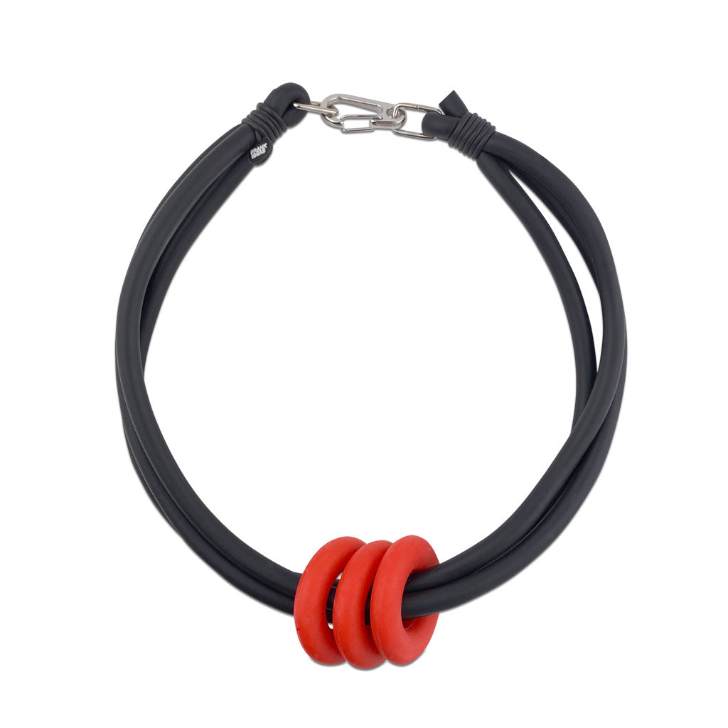 triple ring necklace